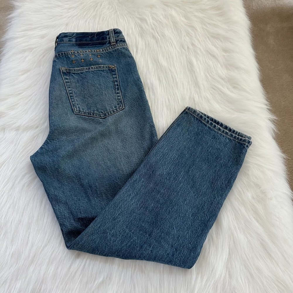 Ksubi Chlo Jeans Wasted Young American High Waist Relaxed Tapered Ankle Size 30 - Picture 13 of 15